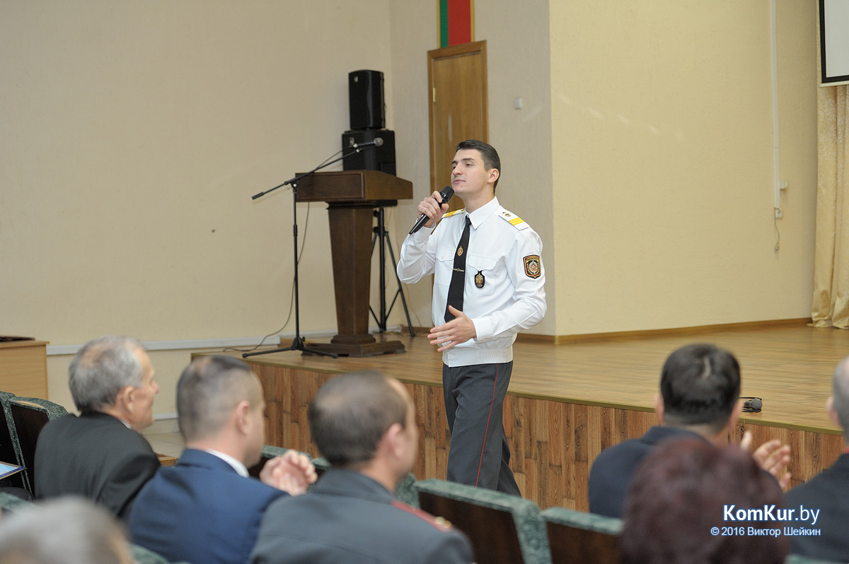 В Бобруйске чествовали ветеранов милиции