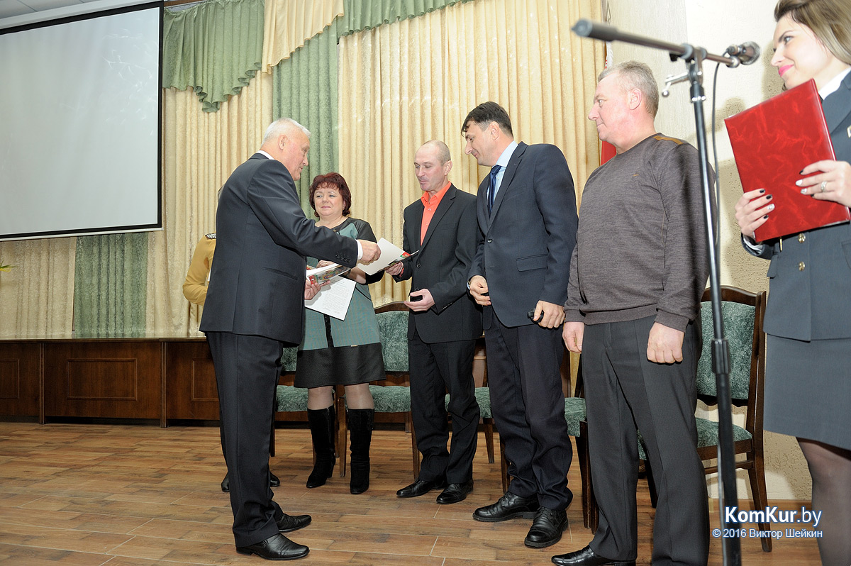 В Бобруйске чествовали ветеранов милиции