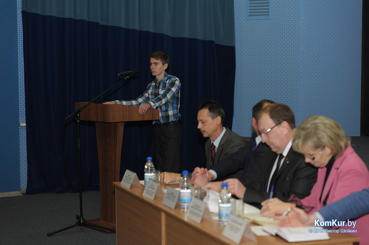 Избран новый председатель Молодежного парламента Бобруйска