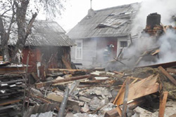 В Бобруйске произошел взрыв в одноэтажном жилом доме