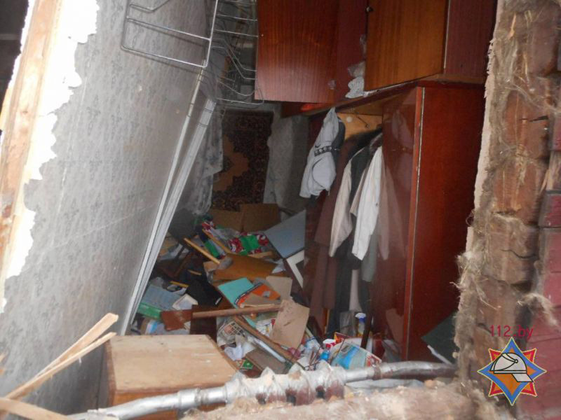 В Бобруйске произошел взрыв в одноэтажном жилом доме