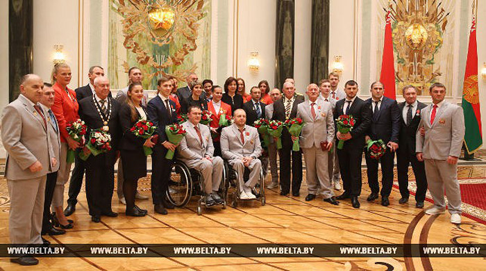 Бобруйские спортсмены Игорь Бокий и Дарья Наумова получили ордена из рук Президента.
