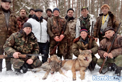 Бобруйские охотники объявили войну волкам