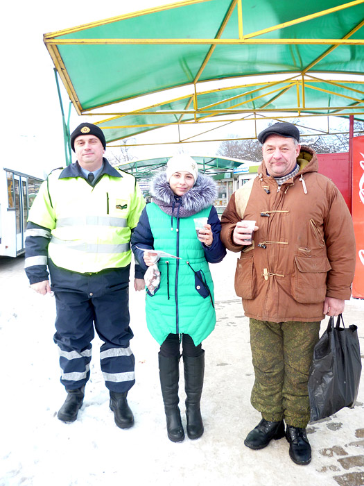Бобруйская милиция помогала замерзшим