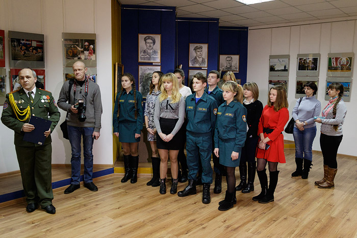 В пожарной части Бобруйска открылась выставка «Спасатель»