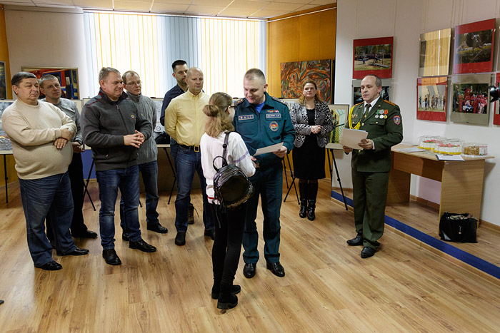 В пожарной части Бобруйска открылась выставка «Спасатель»