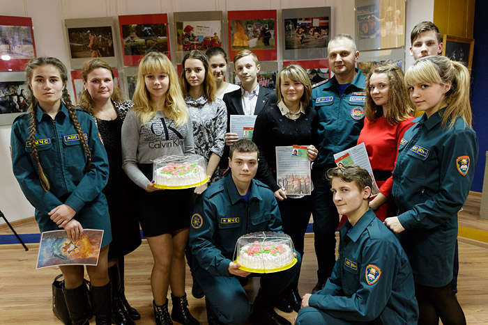 В пожарной части Бобруйска открылась выставка «Спасатель»