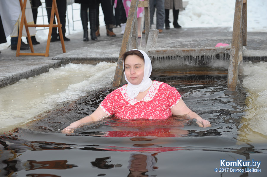 Бобруйчане празднуют Крещение
