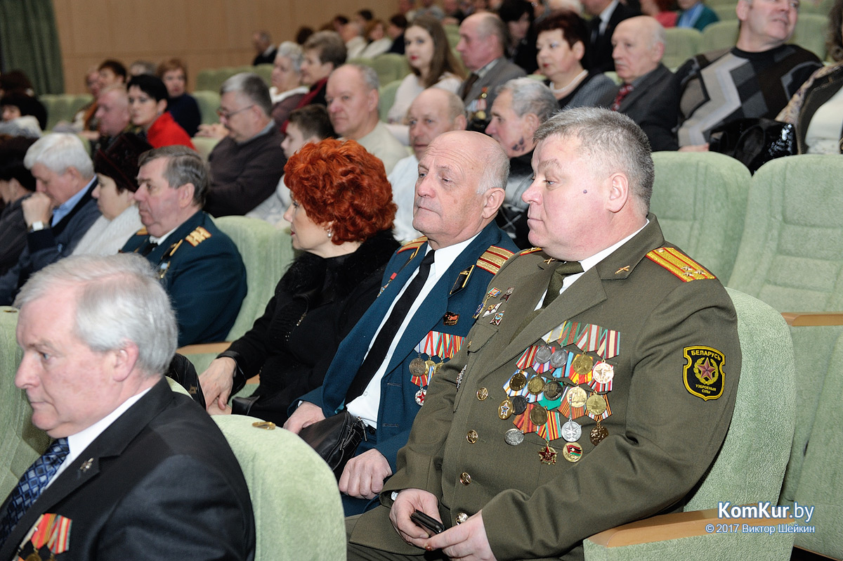 Поздравление афганцев в Бобруйске