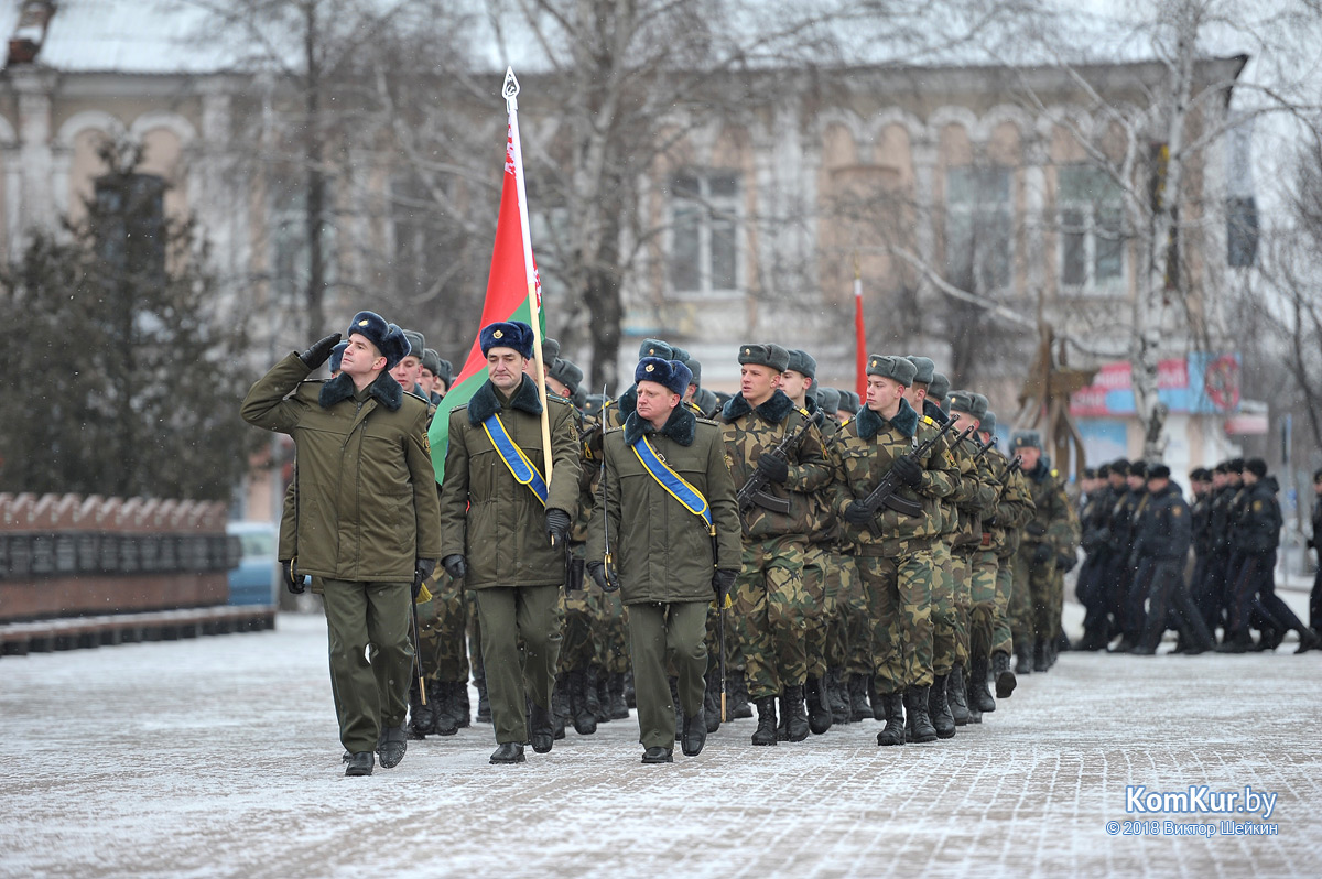Возложение в Бобруйске в честь юбилея области