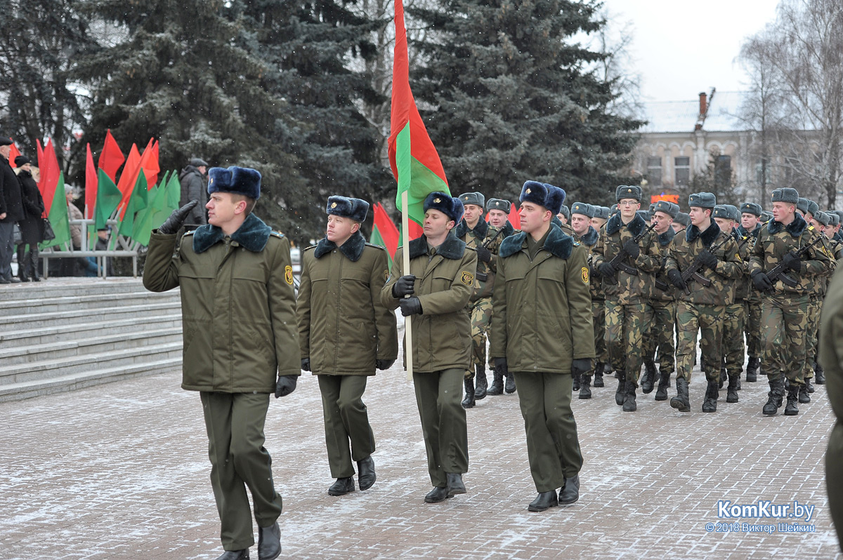 Возложение в Бобруйске в честь юбилея области