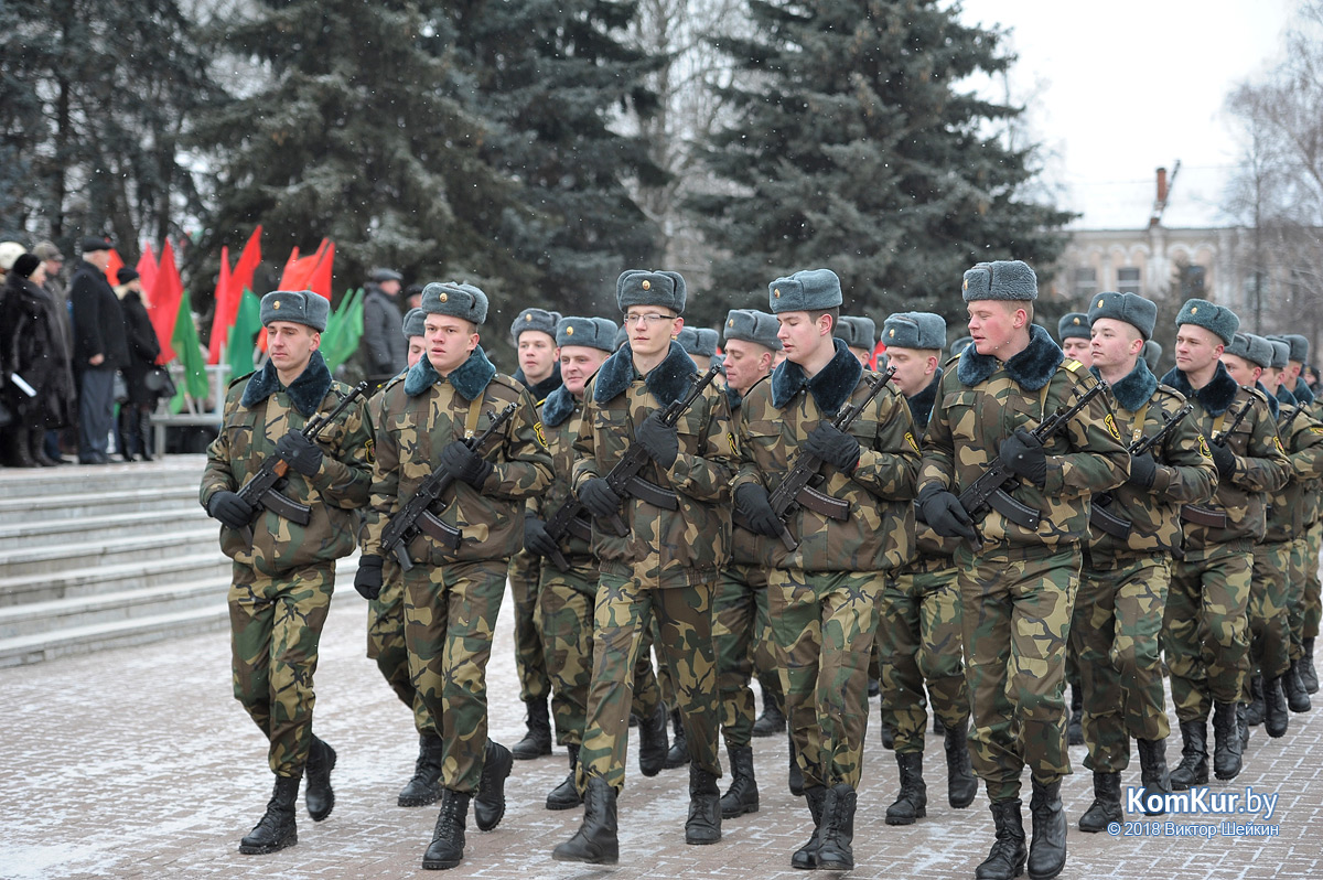 Возложение в Бобруйске в честь юбилея области