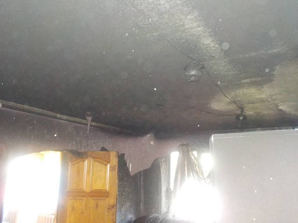 Пожар в пустой квартире на улице Крылова