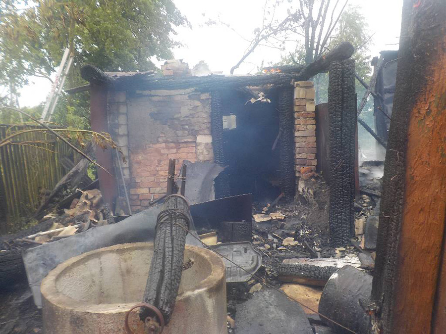 Днем 13 июня на телефон 112 поступило сообщение о пожаре в деревне Новики Ковалевского сельсовета.