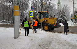 Как бобруйчане работают на улице в мороз