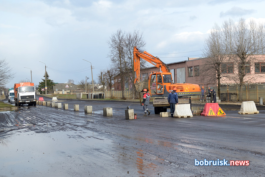 В Бобруйске на полгода перекрывается одна из основных улиц. В чем причина?
