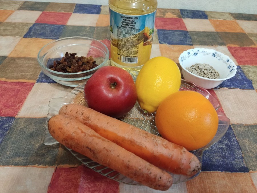 Готовим салат с морковью и апельсинами