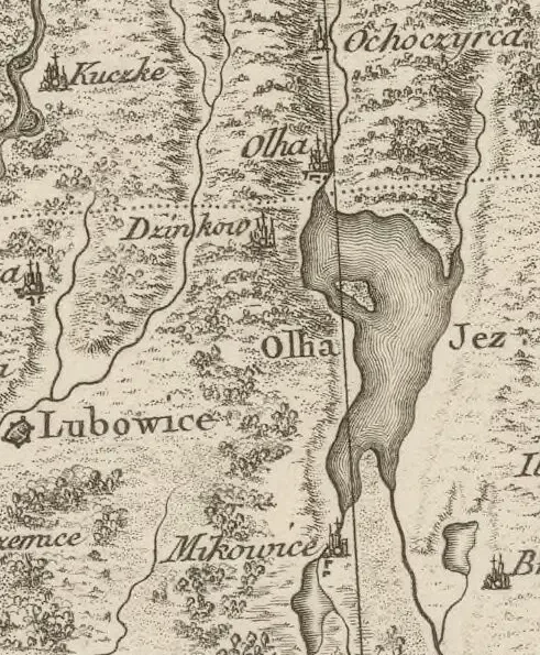 Карта Польши («Carte de la Pologne») Джованни Антонио Рицци-Дзанони (1770)