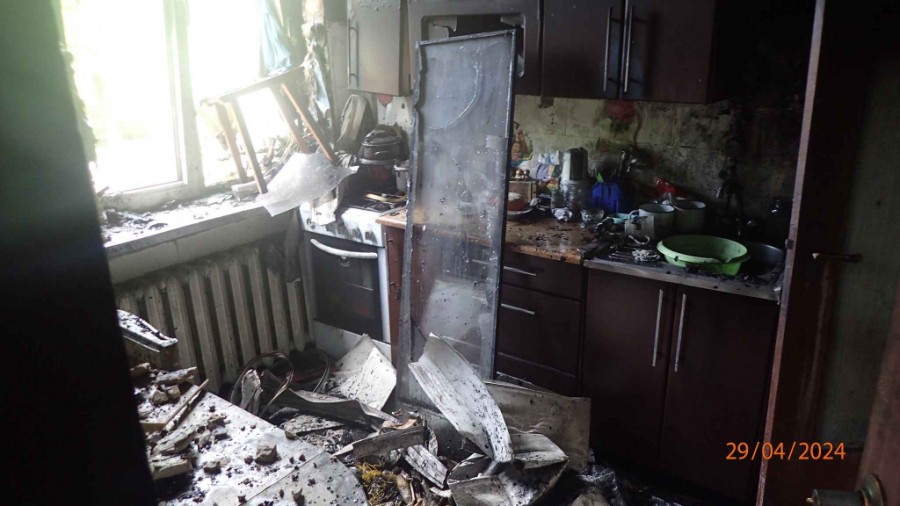 В Бобруйске старый холодильник «поджег» квартиру (видео)