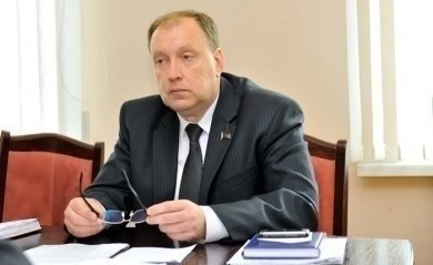 Председатель Бобруйского городского Совета депутатов Михаил Викторович Желудов.
