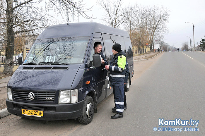 За что задержали водителей и пешеходов в Бобруйске