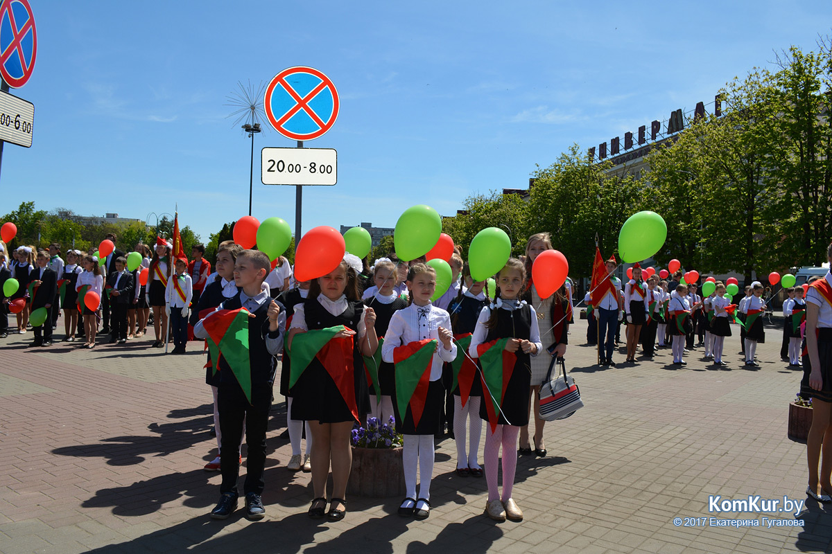 В день 95-летия пионерского движения в Бобруйске приняли в пионеры 500 октябрят