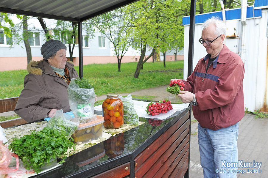 Где в Бобруйске торговать пенсионеру?