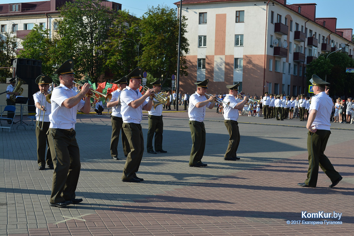 Марш-парад оркестров духовой музыки в Бобруйске
