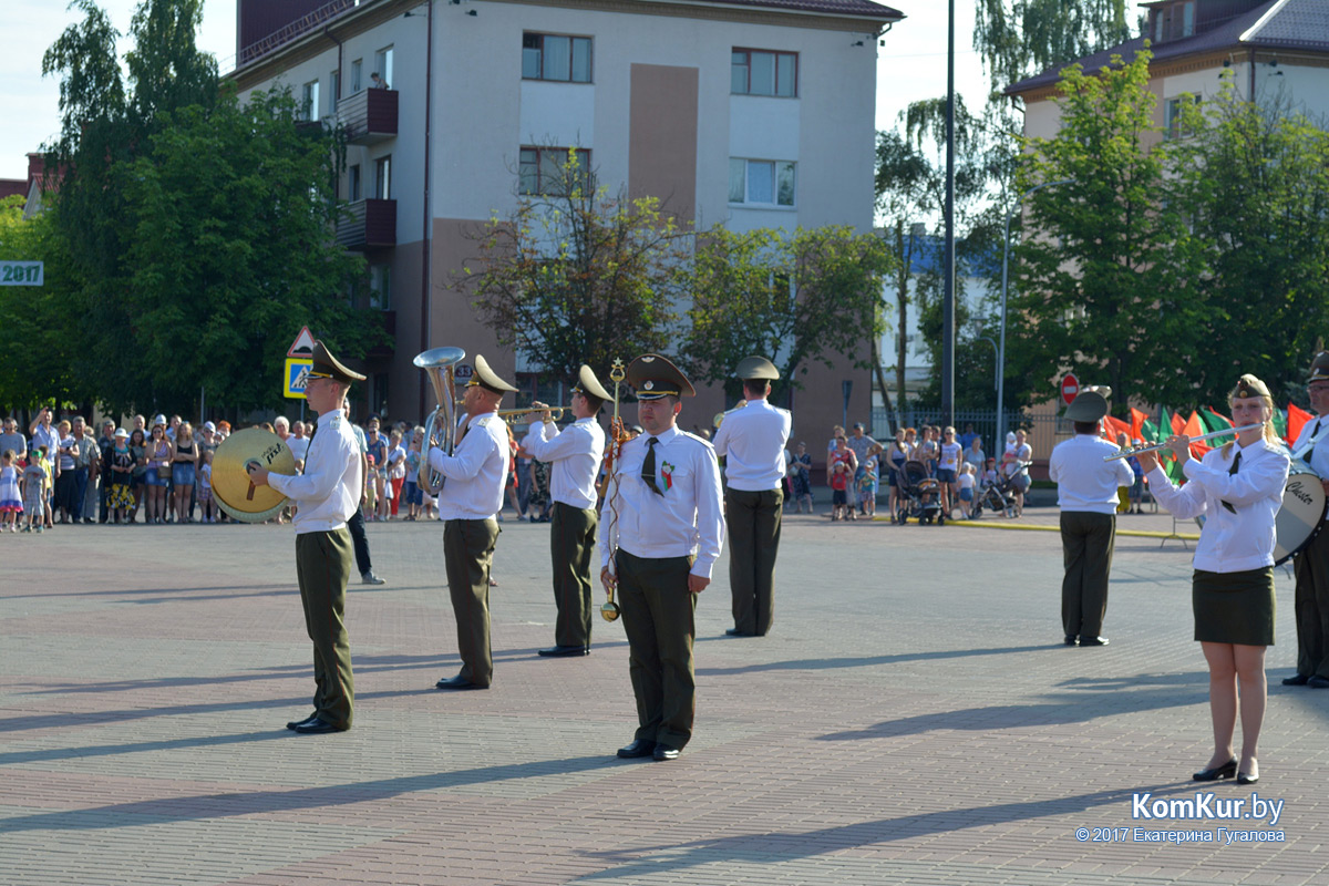 Марш-парад оркестров духовой музыки в Бобруйске
