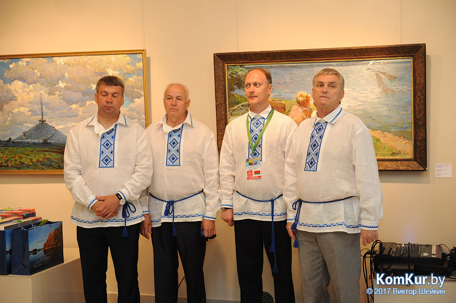 Прием делегаций фестиваля в Бобруйском художественном музее 