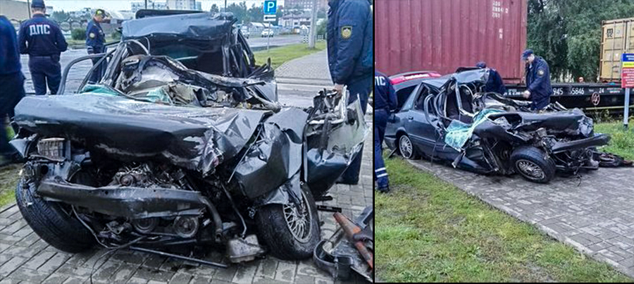 В Бобруйске на переезде в ДТП погиб молодой водитель (дополнено)