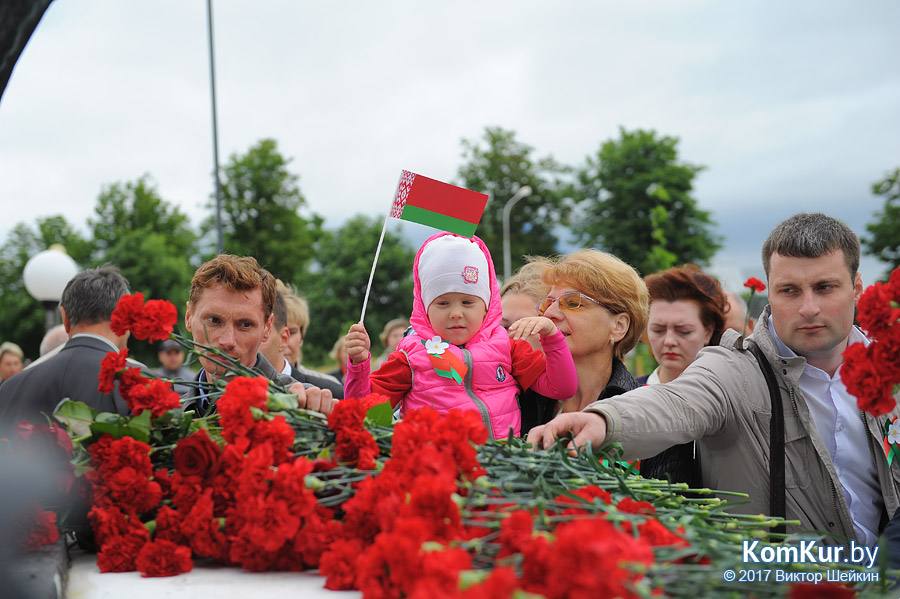 В Бобруйске прошел митинг, посвященный Дню Независимости 