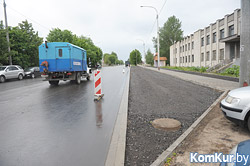 Ремонт ключевой магистрали Бобруйска тормозит