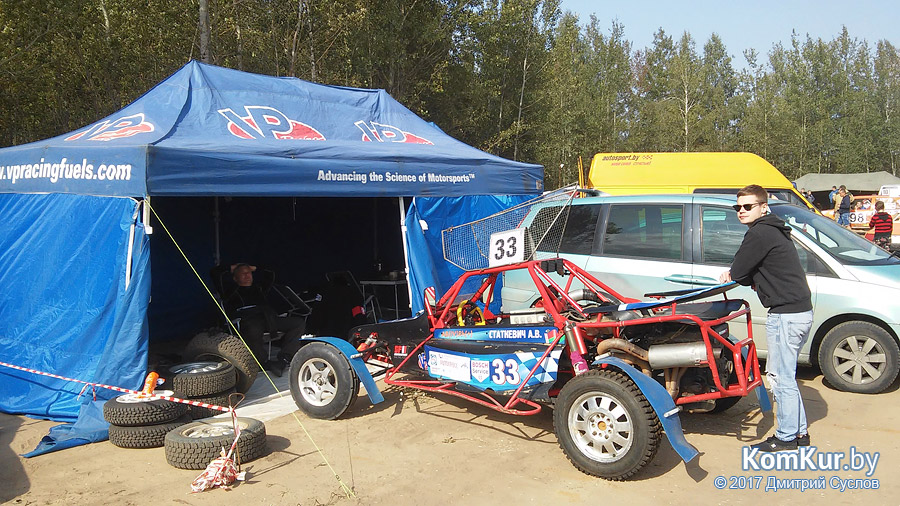 Управляемый занос и неуправляемый переворот на трассе под Бобруйском