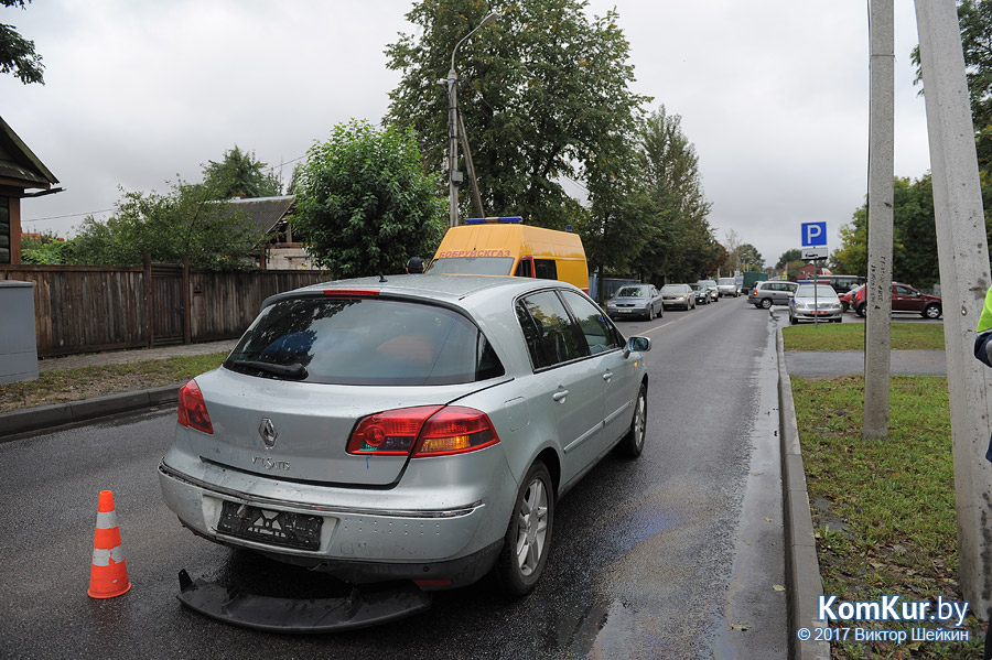  Авария в Бобруйске создала большую пробку