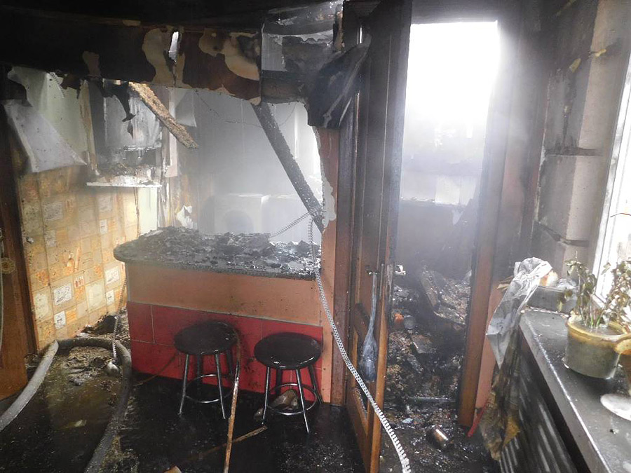 В Бобруйске сгорел частный дом