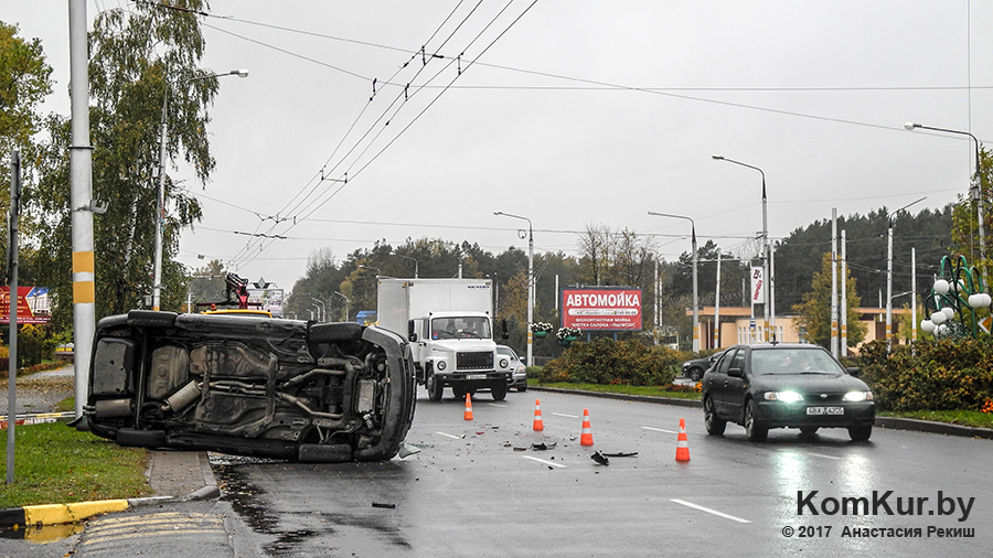 Пятница 13-е: три аварии в Бобруйске