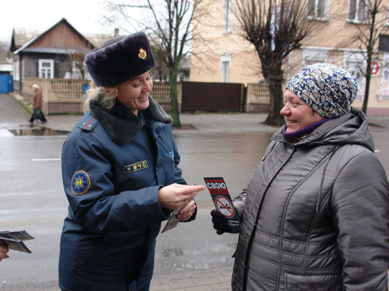 Инспекторы БГРОЧС прошли по улицам Бобруйска