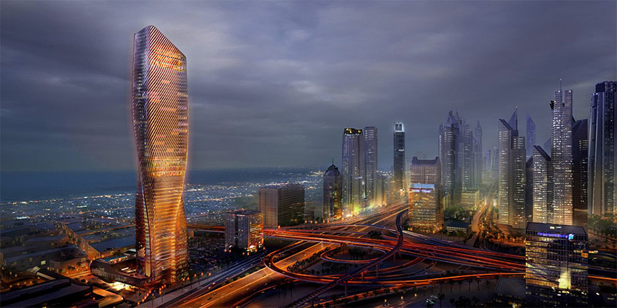 В Дубае построят супервысотку с керамическим фасадом