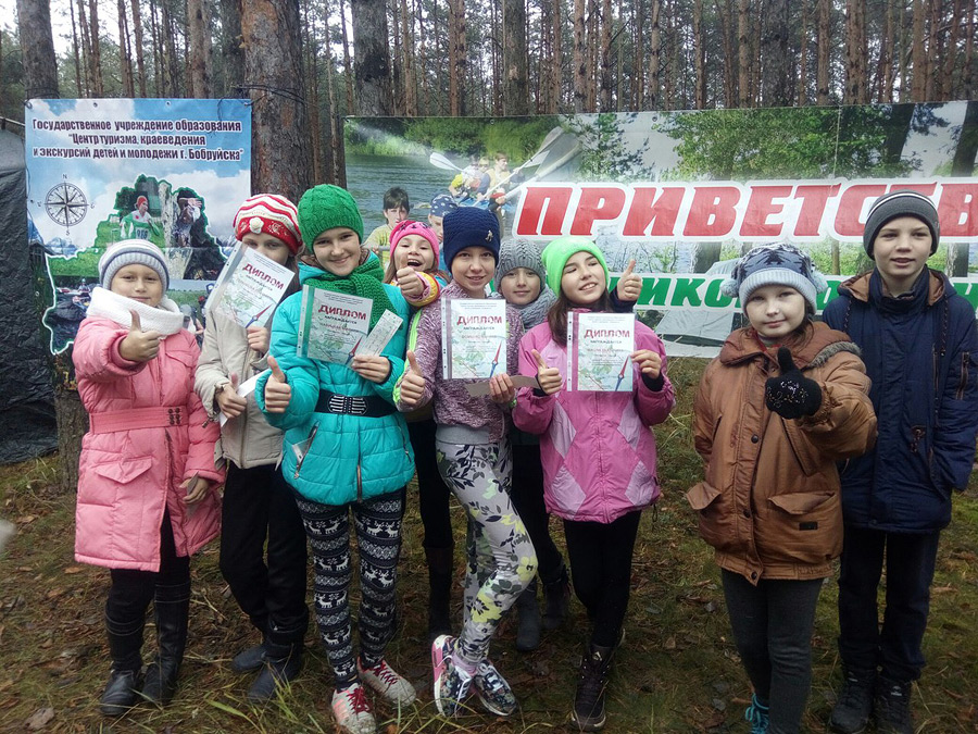 Под Бобруйском прошли соревнования по спортивному ориентированию