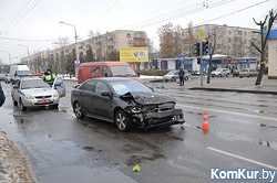 Опять авария на главной улице Бобруйска