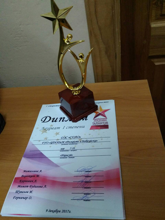 Бобруйская студия «Соло» – лучшая в «Академии талантов»