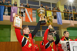 В Бобруйске завершился открытый турнир среди пожарных-спасателей