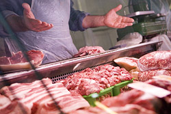 Аферы с мясом на Бобруйском рынке