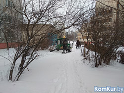 Погодные трудности в Бобруйске