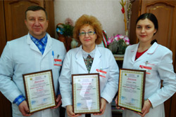Три награды Бобруйской поликлиники №3