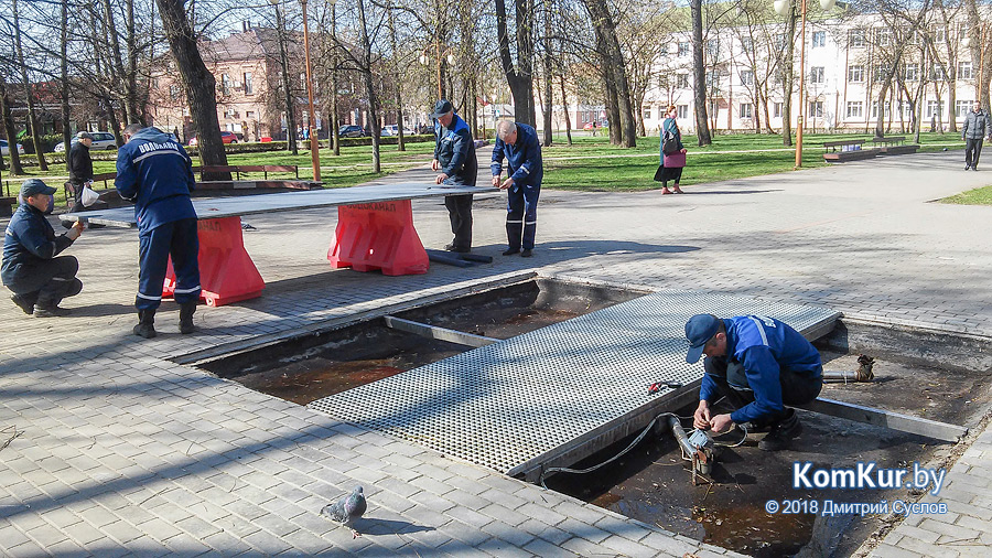 Бобруйск готовится к открытию сезона фонтанов