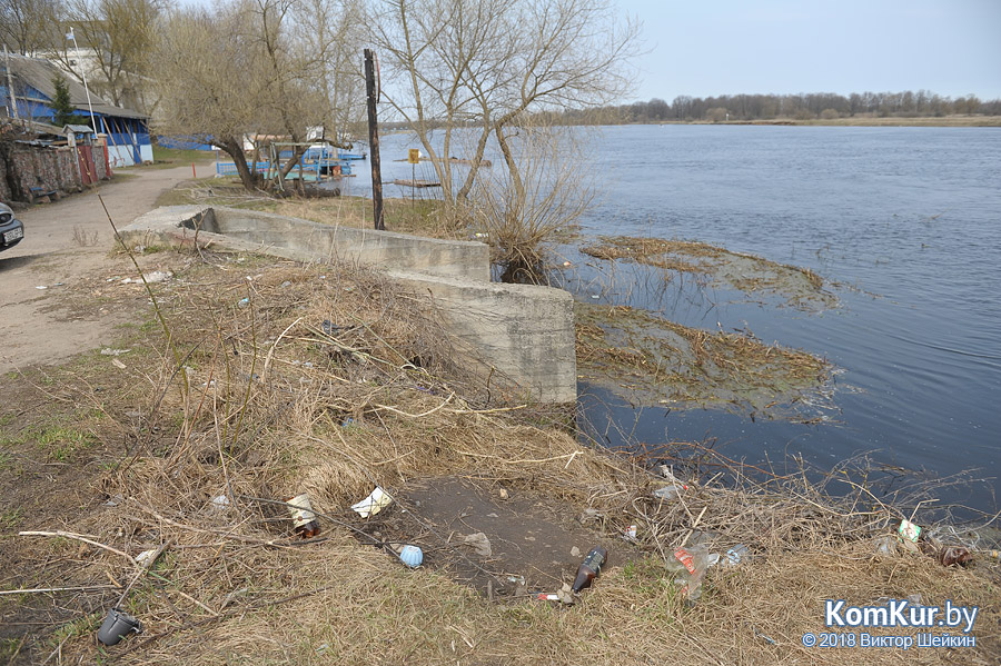 Бобруйские пляжи после зимы