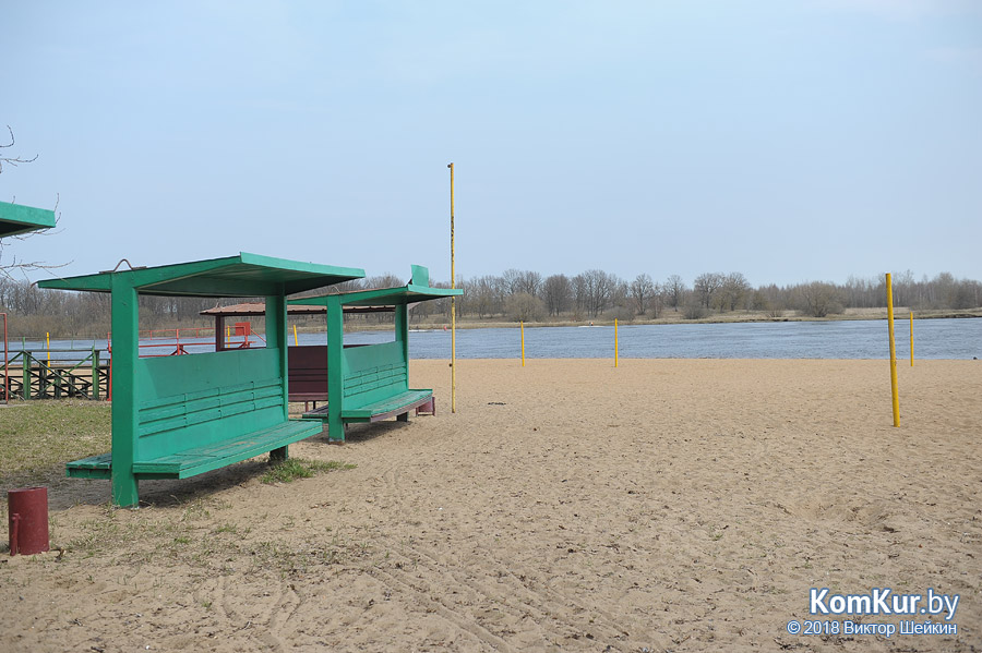 Бобруйские пляжи после зимы