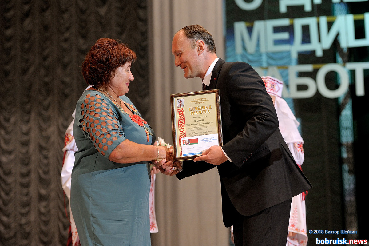 Чествование бобруйских медиков